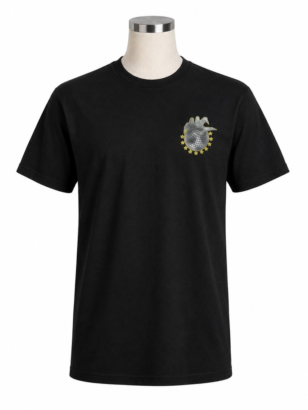 $NOT Ethereal Tour Black Tee - SNOT Rap Concert Merch Streetwear - Size L - Y2K